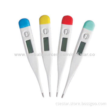 Cheap Health Personal Digital/Electronics Rigid Tip Thermometers with 0.15mW Power